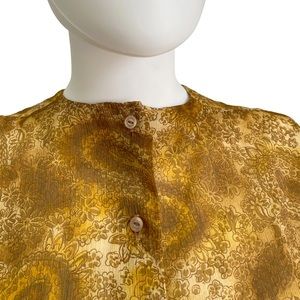 Vintage - paisley print short sleeve shirt